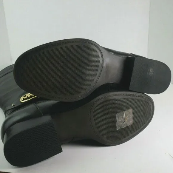 Michael Kors Size 5M Harland Riding Boots Leather Wide Shaft Color Black - Picture 11 of 11